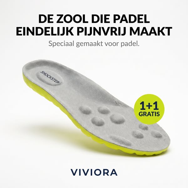 Al 10.000+ padelspelers spelen er pijnvrij mee.