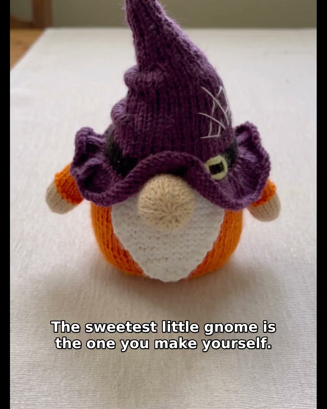 Whimsical Harvest Gnome Knitting Pattern