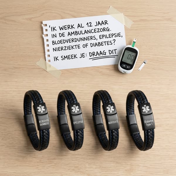 Deze armband kan een leven redden.