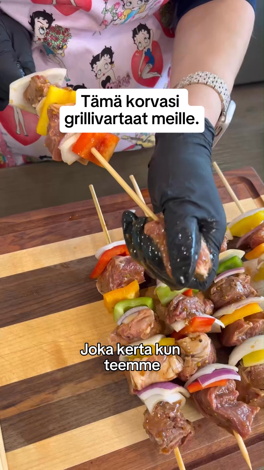 45 minuutin vartaanpistämisestä 5 minuuttiin