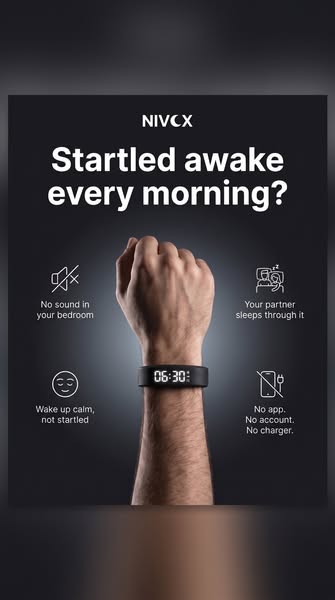 A smartwatch on the table wakes no one.