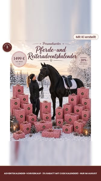 Pferd-Adventskalender-Vorverkauf!