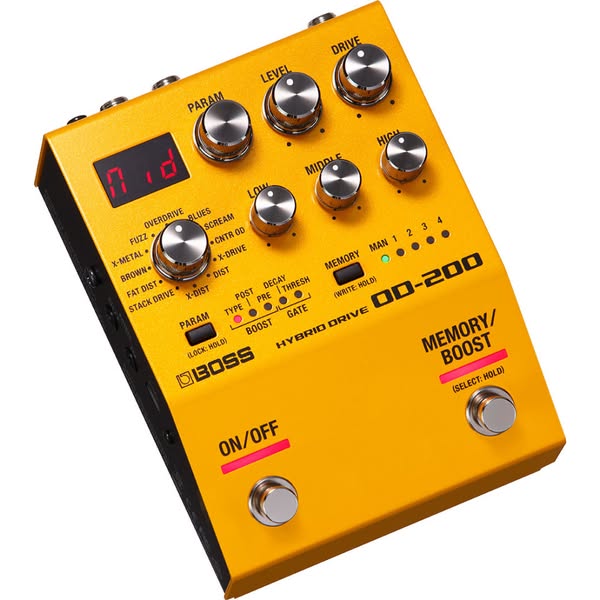 BOSS OD-200 HYBRID DRIVE Distorção para Guitarra