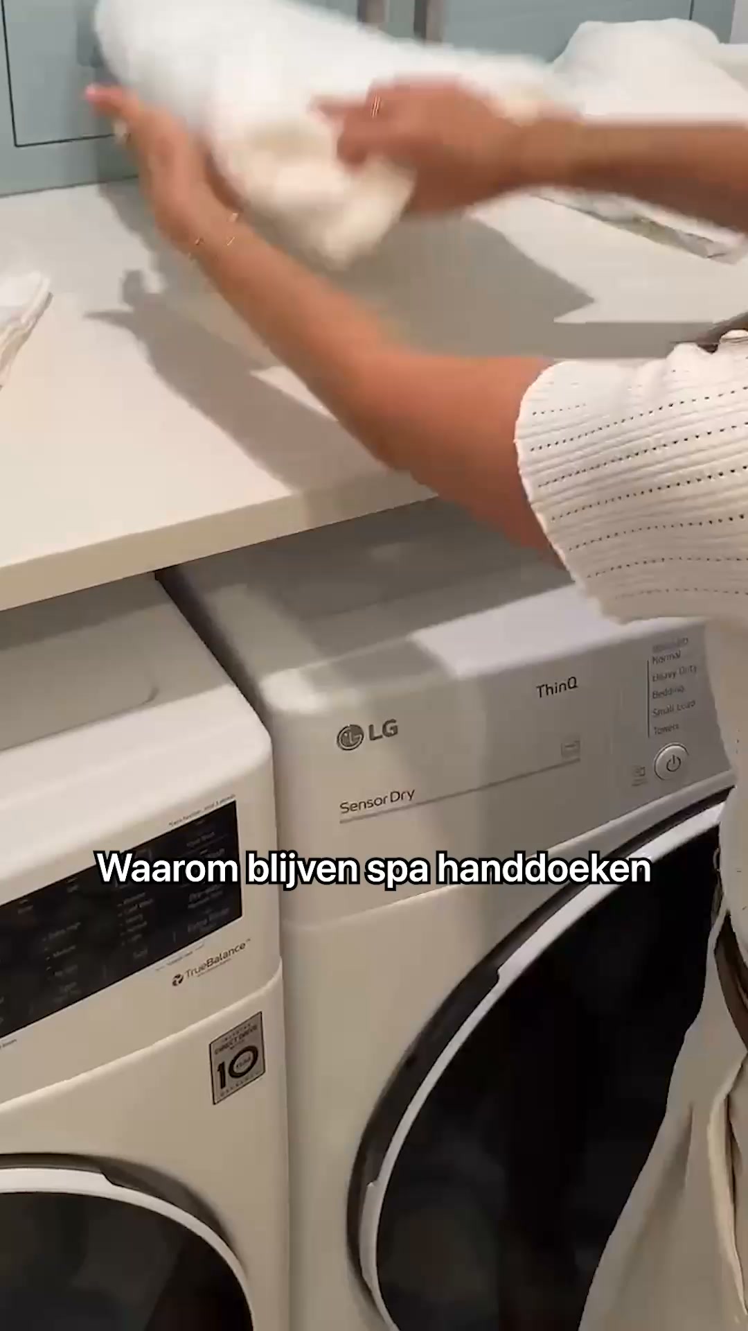 Het geheim achter witte spa-handdoeken