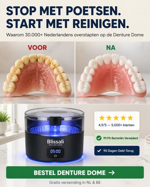 Eindelijk een Écht Schoon Kunstgebit