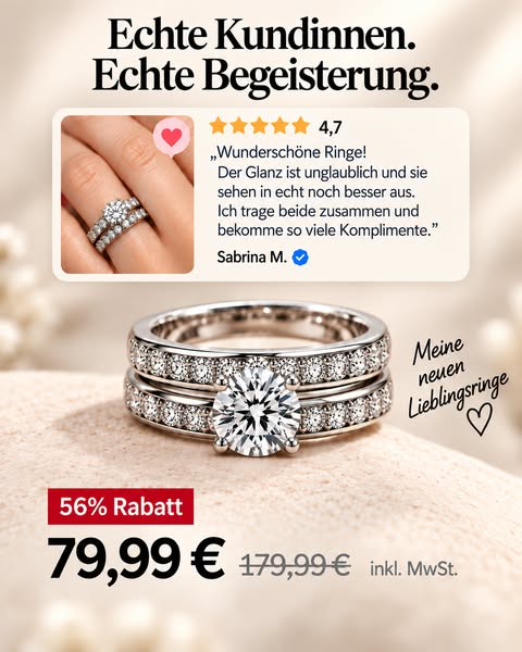 56 % Rabatt auf deinen neuen Lieblingsring