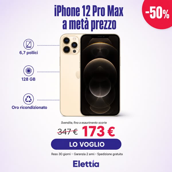 iPhone Pro Max a metà