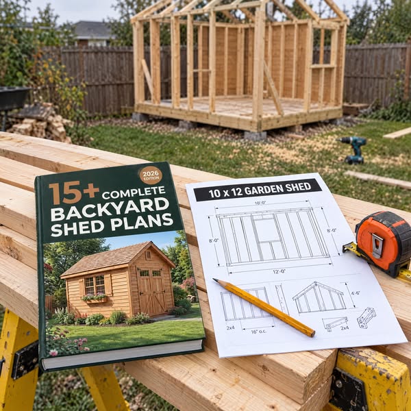 15+ Complete Backyard Shed Plans