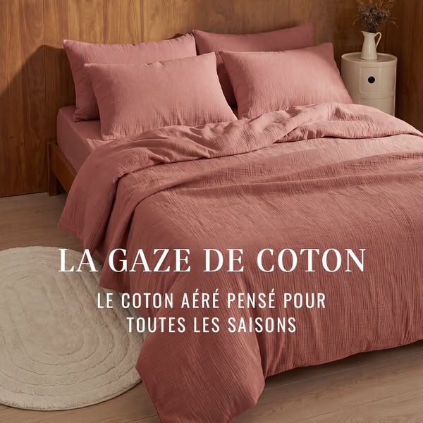 Gaze de coton : douceur toute l'année