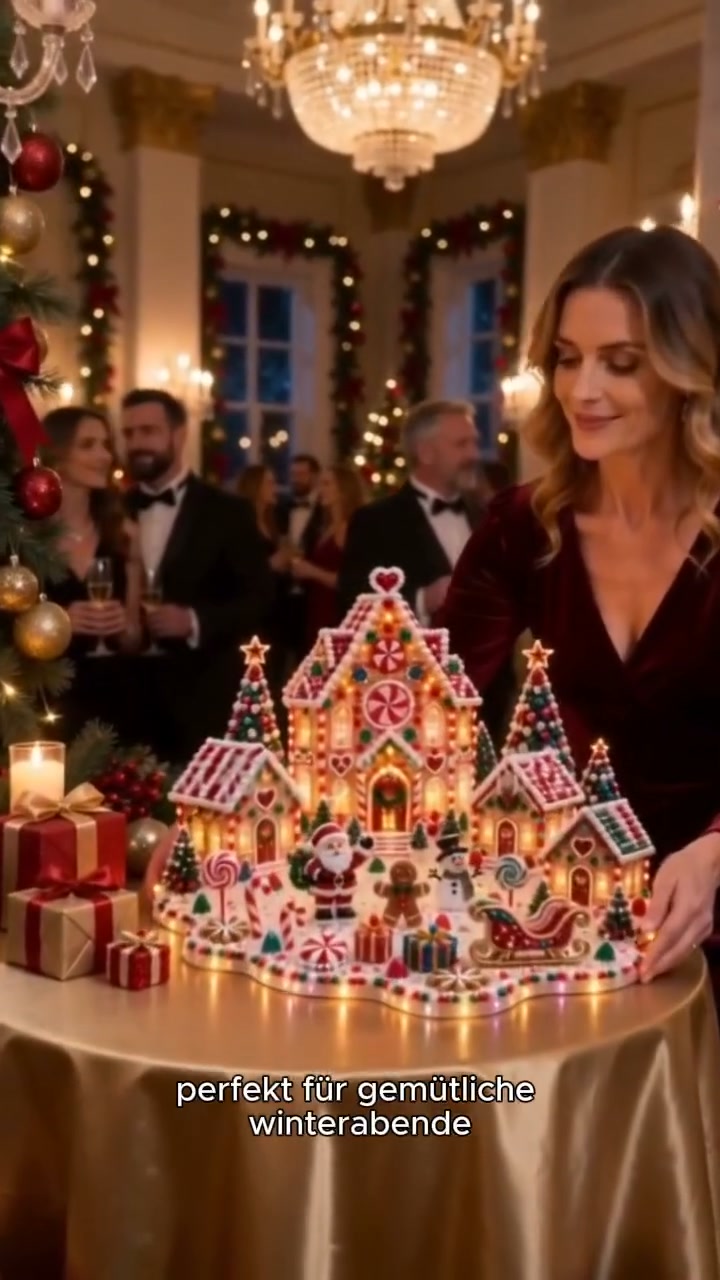 Stein für Stein entsteht dein eigenes Weihnachtsdorf