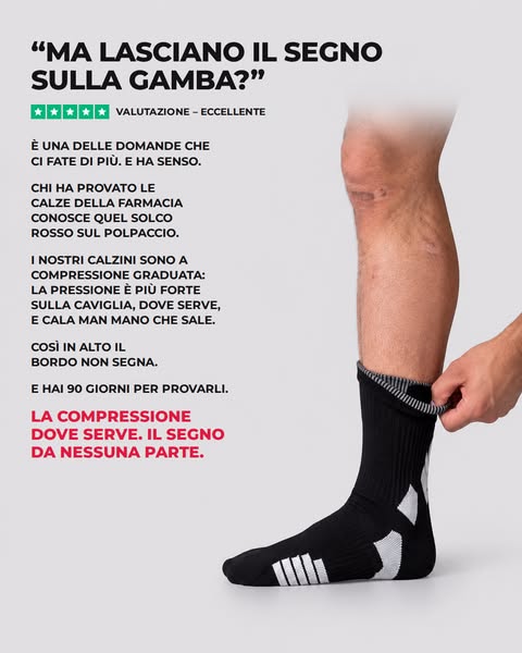 La compressione dove serve. Il segno no.