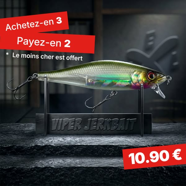 Viper Jerkbait Aurora Clear Water