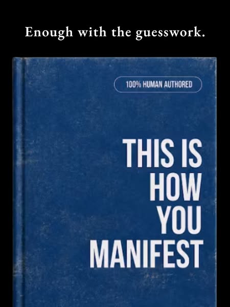 Stop Guessing. Start Manifesting