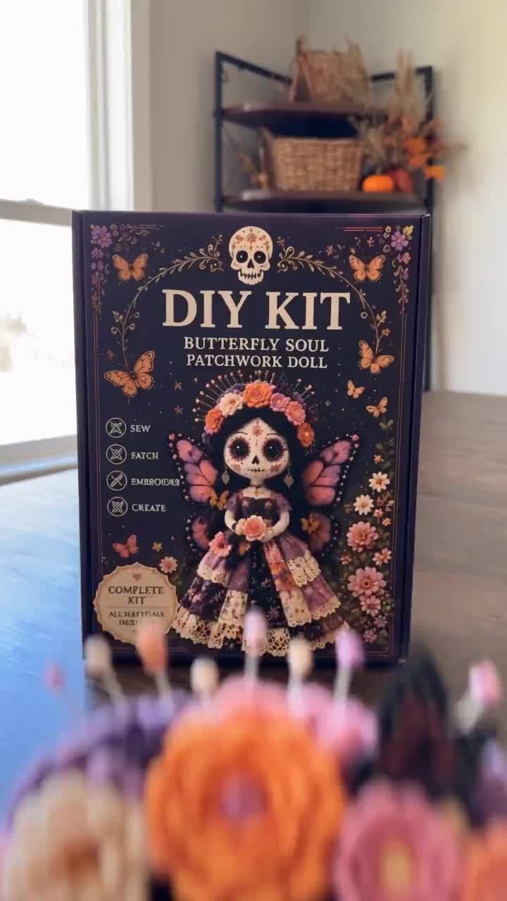 Halloween Patchwork Doll DIY Kit