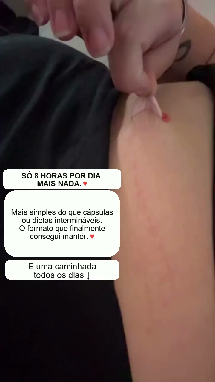 Só 8 horas. Mais nada.