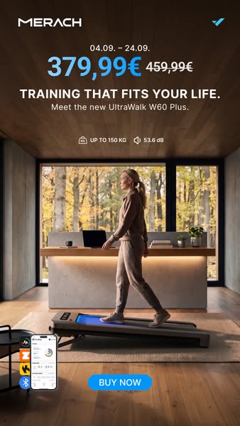 Pre-order the New W60 Plus · Save €80
