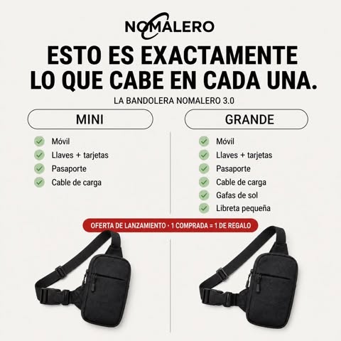 La bandolera antirrobo más completa