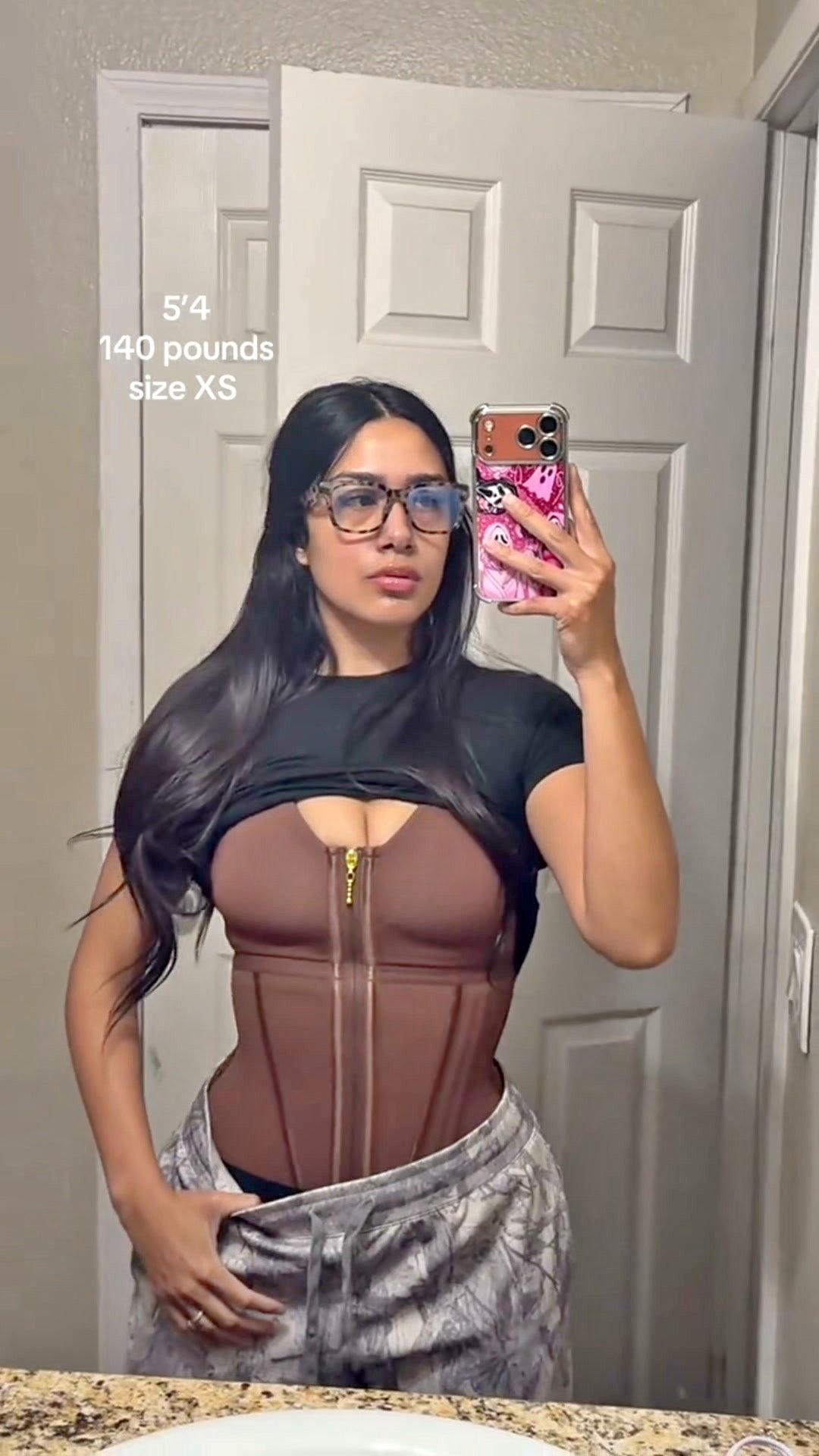 Extreme Corset Waist Vest With Bra