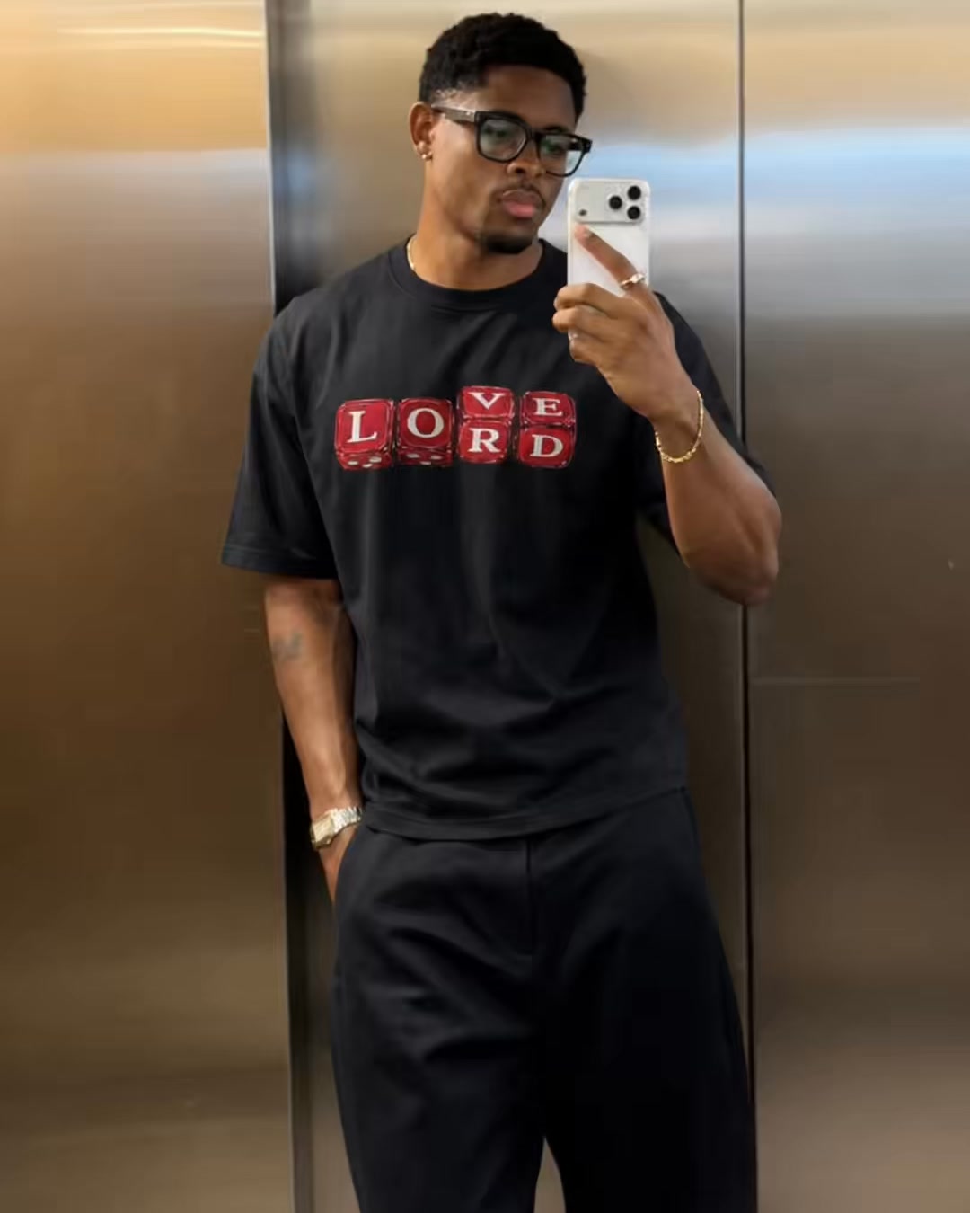 "LOVE LORD" OVERSIZED TEE