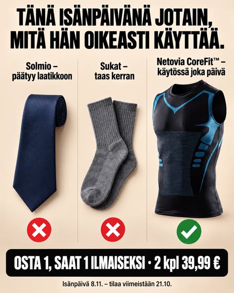 Ei taas sukkia tänä isänpäivänä