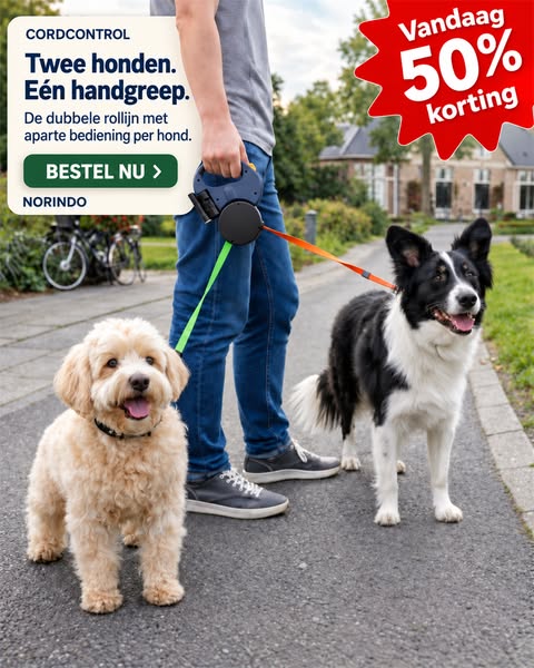 Twee honden? Ontdek de actie