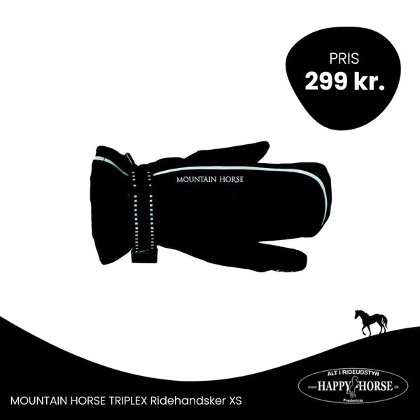 MOUNTAIN HORSE TRIPLEX Ridehandsker XS