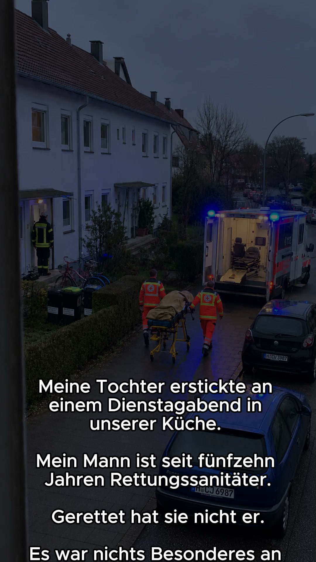 Meine Tochter erstickte. Mein Mann ist Rettungssanitäter. Gerettet hat sie jemand anderes.