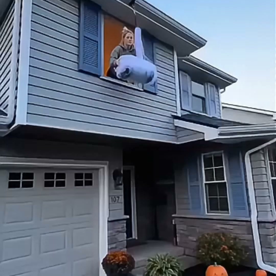 Gigantisk Halloween-spindel