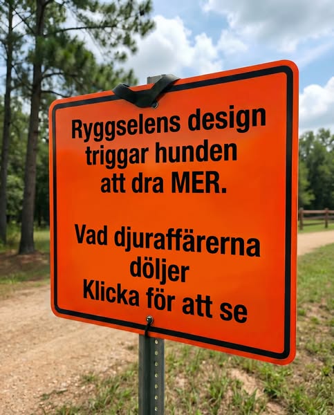 Hundsele med antidrag