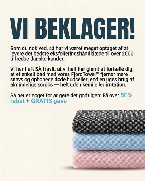 Vi beklager, men det er faktisk godt nyt til dig.