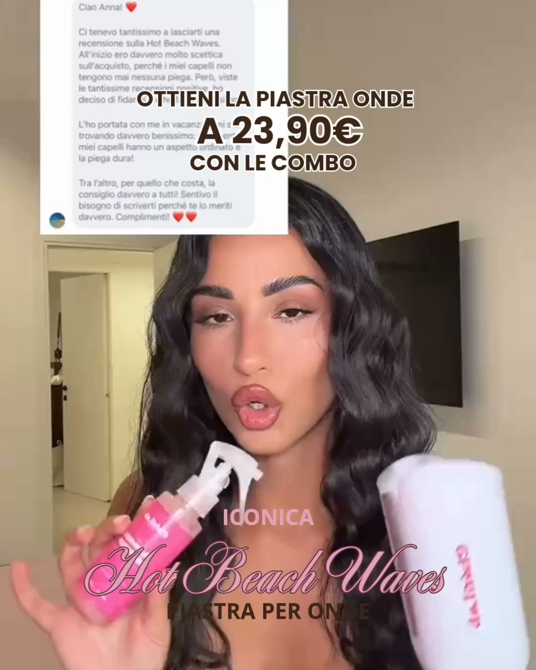 Piastra Onde HOT BEACH WAVES – Onde Perfette Senza Sforzo | ChériLab