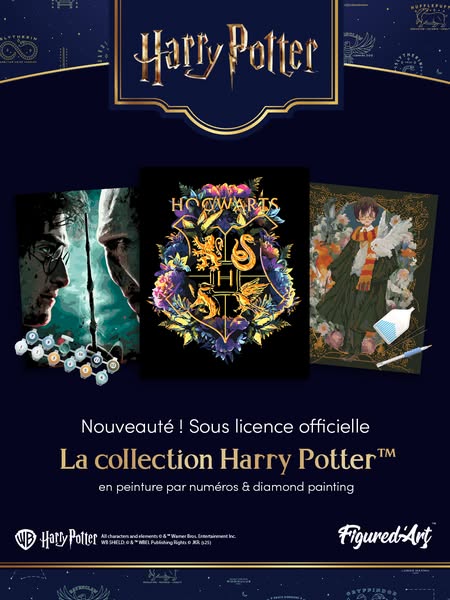 Peinture par Numéros Harry Potter - Licence Officielle | Figured'Art