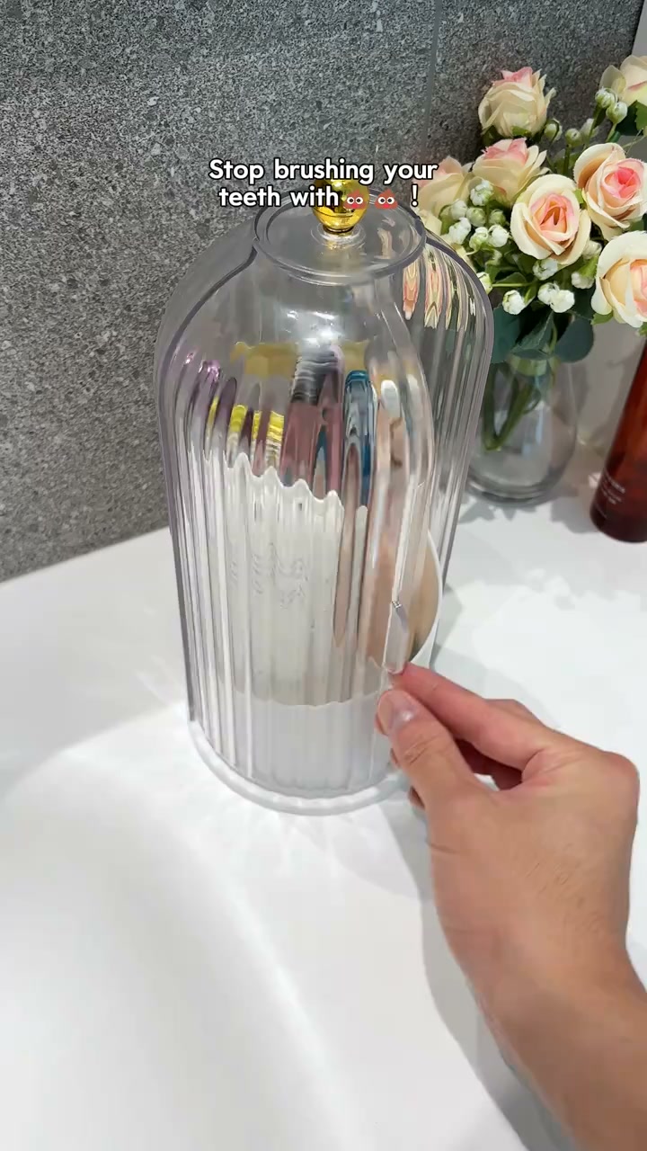 Tired of dusty makeup brushes & messy bathroom countertops?