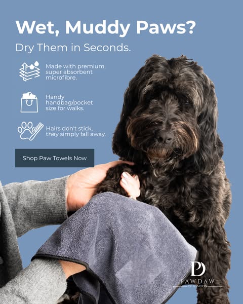 Luxury Set Of 4 Paw Towels