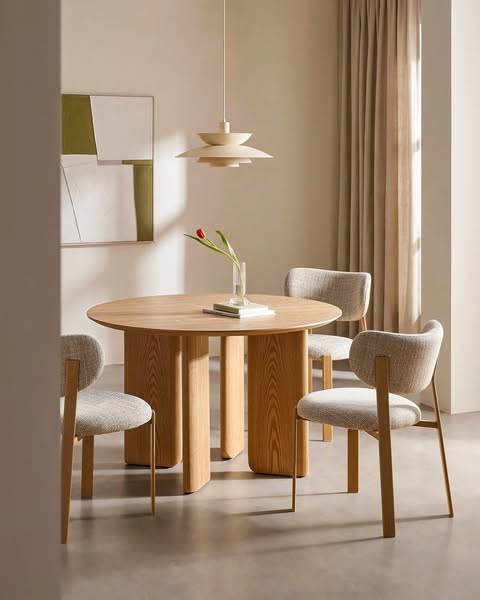 CLIPOP Bramley Table, Round & Cosy