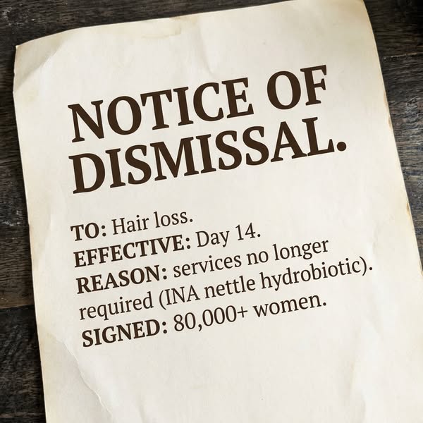Hair loss just got its pink slip.