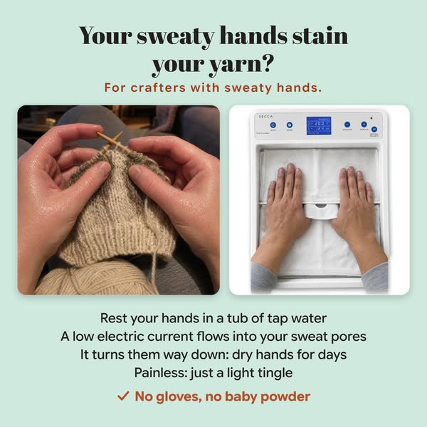 Hours of knitting with dry hands can be your reality.