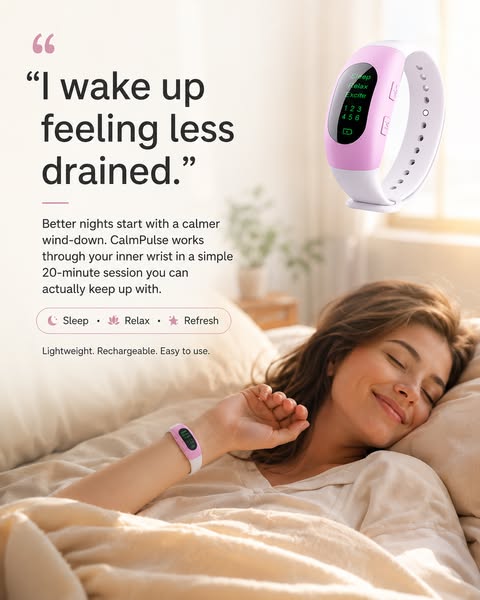 Stop carrying the day into bed.