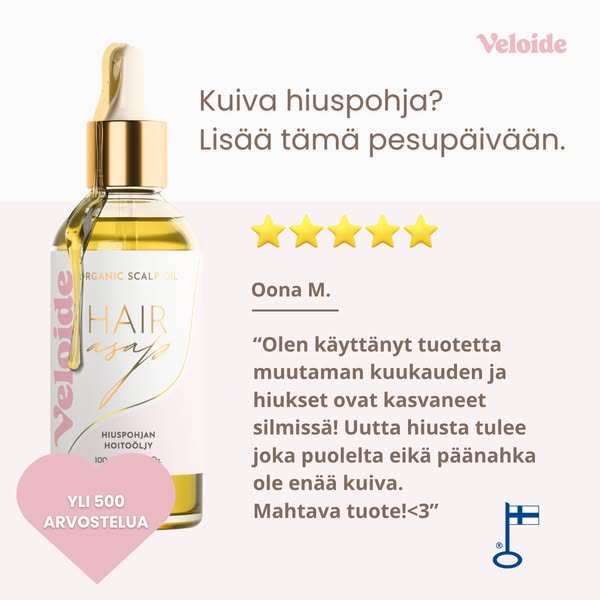 Kuiva hiuspohja? Lisää tämä pesupäivääsi.
