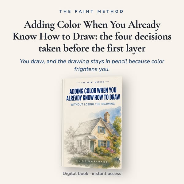 Adding Color When You Already Know How to Draw: the four decisions taken before the first layer