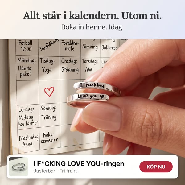 Boka in henne. Idag.