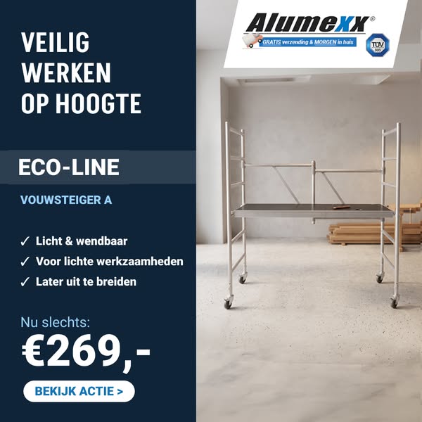 Ontdek de ECO-line Vouwsteiger A