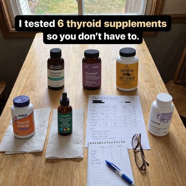I Tested 7 Thyroid Supplements