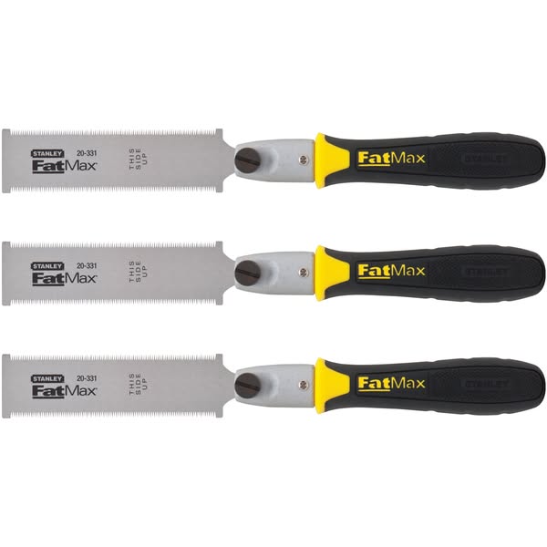 Stanley STA020331 FatMax Mini Flush Cut Pull Saw Pack of 3