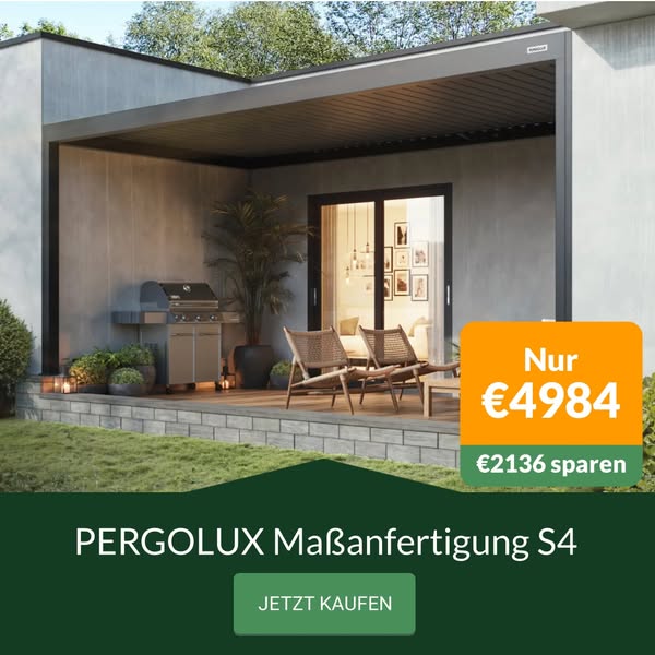 PERGOLUX: Pergola aus Aluminium jetzt kaufen