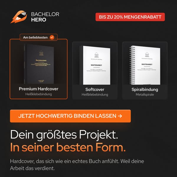 Bachelorarbeit drucken und binden