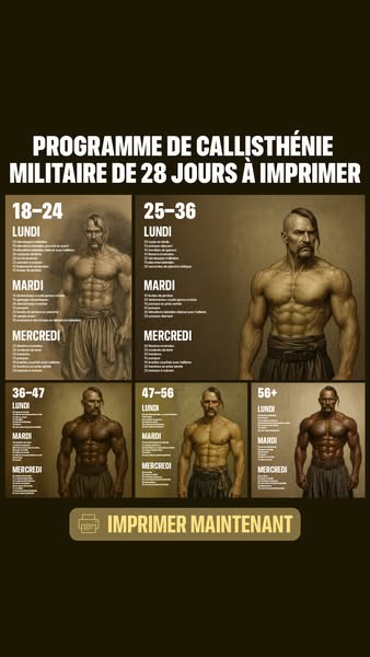 Défi de Callisthénie 28 jours