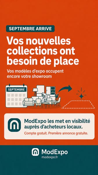 Libérez de la place avant septembre
