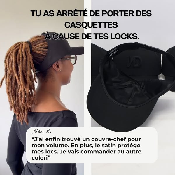 Enfin une casquette pour vos locks