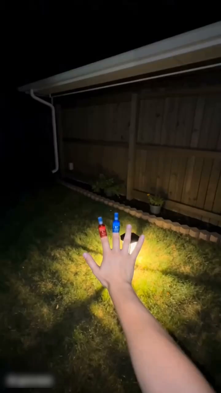 Halloween/Christmas LED Projection Finger Light Ring